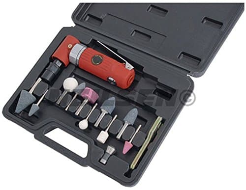 Image of 15 Piece 1/4" AIR Angled DIE Grinder KIT