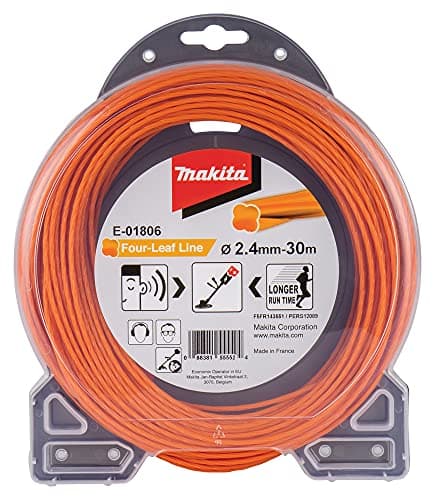 Image of For Makita 2.4mm x 30m Four Leaf Silent Nylon Line E-01806