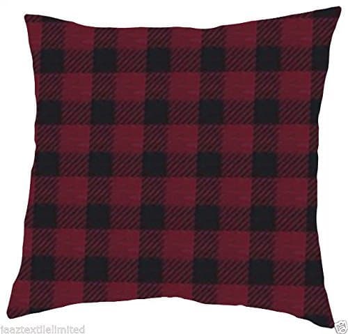 Image of GMTEXTILES 100% Cotton Multi Color/Style Cushion Covers, Size 18" x 18" Buy Single OR Sets. (Square Patterns, Single Unit (One Piece))