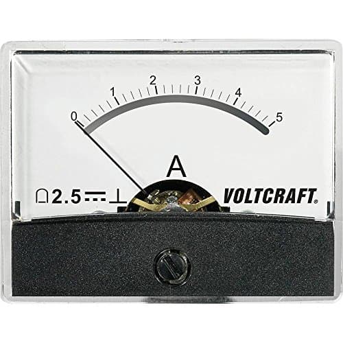 Image of VOLTCRAFT AM-60X46/5A/DC Built-in Meter AM-60X46/5A/DC 5A Rotary Coil