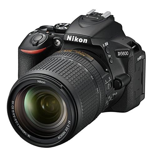 Image of Nikon D5600 + AF-S 18-140 VR DSLR Camera - Black