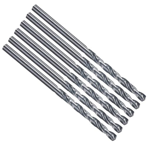 Image of PATIKIL 3.2mm Drill Bit 1/8", M35 Cobalt 5% High-Speed Steel Jobber Straight Shank 135° Nitriding Black for Stainless Steel Hard Metal - 6 Pack