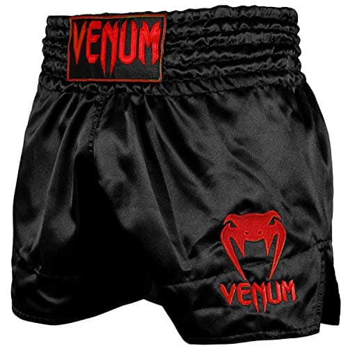Image of Venum, Classic Muay Thai Shorts, Men's, M, Black/Red