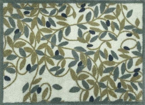 Image of Turtle Mat Olive Design (Dee Hardwick Collection) Indoor highly absorbent barrier mat Multi-Grip Backing 60x85cm