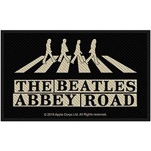 Image of The Beatles Abbey Road Crossing Logo Band Iron Sew On Patch Badge Official