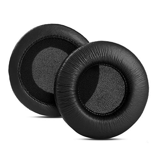 Image of Wrinkled Replacement Ear pads Earpad Cushions Pillow Cover Compatible with Koss SB-40 SB40 Headphones Headset Black