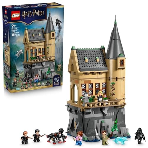 Image of LEGO Harry Potter Hogwarts Castle: Hospital Wing Toy - DIY Miniature Model Kit with 7 Minifigures incl. Hermione & Ron - Gift Idea for 9+ Year Old Girls, Boys & Fans - 76463
