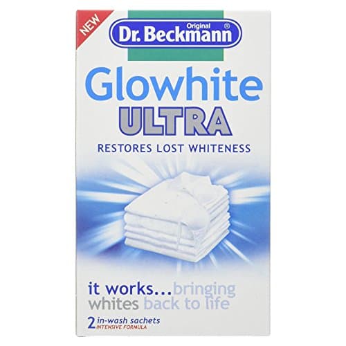 Image of Dr.Beckmann Glowhite Ultra, 2 x 40g Pacs, Fabric Whitener Sachets