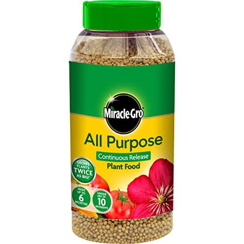 Image of Miracle-Gro 17684 All Purpose Continuous Release Plant Food 1 kg, Green, Brown