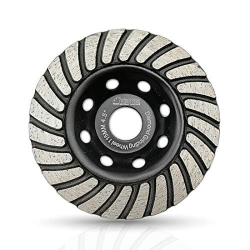 Image of SHDIATOOL Diamond Grinding Cup Wheel 115mm / 4.5 Inch Turbo Row for Marble Concrete Masonry Granite
