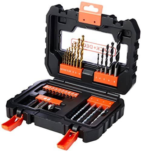 Image of BLACK+DECKER A7233-XJ 31 Piece Drill Set - Black (1-Piece)