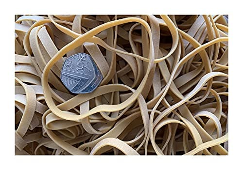 Image of 30 x 4" First Steps ® Thick Strong Rubber Elastic Bands 101.6mm x 6mm No.65