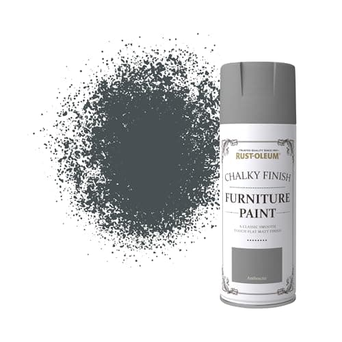 Image of Rust-Oleum 400ml Chalky Finish Furniture Spray Paint Aerosol - Anthracite