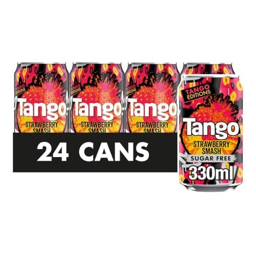 Image of Tango Sugar Free Strawberry Smash 330ml, (Pack of 24)