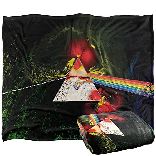Image of Pink Floyd Dark Side Of The Moon Silky Touch Super Soft Throw Blanket 152 X 127 Cm