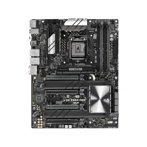 Image of motherboard Fit For ASUS WS Z390 PRO Motherboard Intel LGA 1151 DDR4 64GB M.2 ATX Support Core I3-8100 I3-8300 I5-8600 I5-9600 I7-9700 Cpu