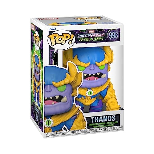 Image of Funko POP! Marvel: Monster Hunters - Thanos - Marvel Comics - Collectable Vinyl Figure - Gift Idea - Official Merchandise - Toys for Kids & Adults - Comic Books Fans - Model Figure for Collectors