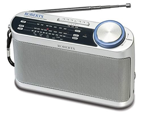 Image of Roberts Radio R9993 Portable LW/MW/FM Radio with Headphone Socket, Grey