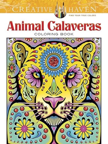 Image of Creative Haven Animal Calaveras Coloring Book