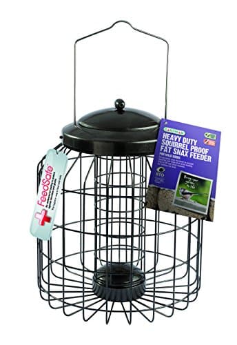 Image of Gardman Heavy Duty Squirrel Proof Fat Snax Bird Feeder, Natural, A01822