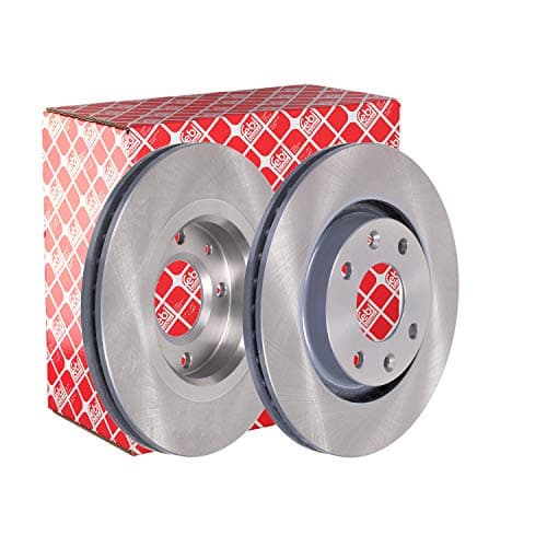 Image of febi bilstein 21120 Brake Disc Set (2 Brake Disc) front, internally ventilated, No. of Holes 4