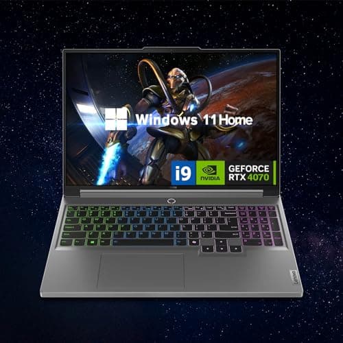 Image of Lenovo Legion 16" QHD+ i9 RTX 4070 Gaming Laptop, 16" QHD+ (2560 x 1600) 165 Hz, Intel i9-14900HX, NVIDIA GeForce RTX 4070, 32GB RAM, 1TB SSD, RGB Backlit Keyboard, Windows 11 Home, Grey