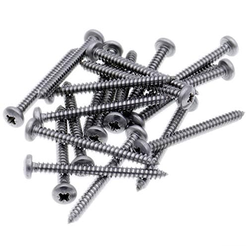 Image of No.6 x 0.3125 (3.5mm x 8mm) Pozi Pan Self-Tapping Screw - Stainless Steel (A2) (Pack of 20)
