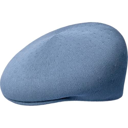 Image of Kangol Tropic 504 Hat - Warm Grey/XL Ivy Caps & Flat Caps, Denim Blue, M