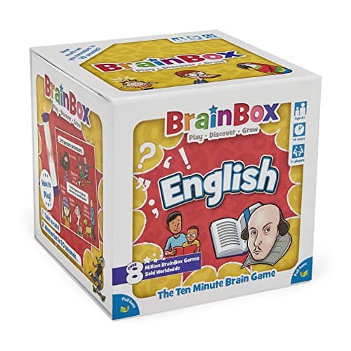 Image of BrainBox English | Fun & Educational Card Game | Ages 8+ | 1+ Players | 10 Minutes Play Time
