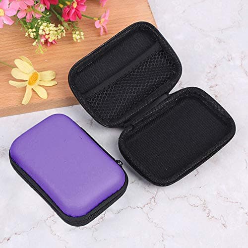 Image of Premium Quality Compact Digital Hard Camera Case hard case with foam Cover Bag Box Compatible for Sony, Cannon, Samsung, Fujifilm, Olympus, Panasonic, Kodak, Casio, Nikon Camera (Purple)