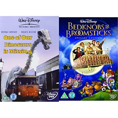 Image of One Of Our Dinosaurs Is Missing [DVD] & Bedknobs and Broomsticks DVD Special editions
