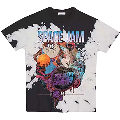 Image of Space Jam 2 Ready 2 Jam Official Tee T-Shirt Mens Unisex (Medium) Black