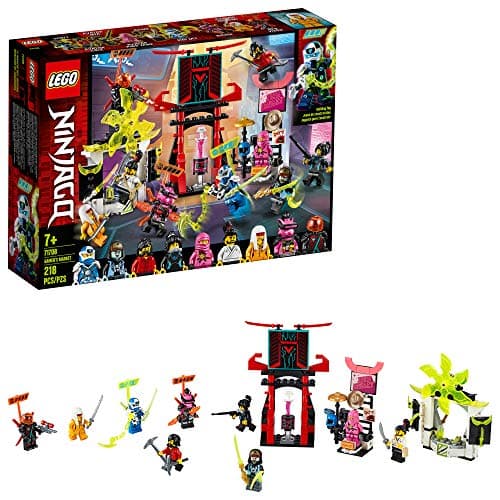 Image of LEGO NINJAGO Gamer’s Market 71708 Ninja Market Building Kit, New 2020 (218 Pieces)