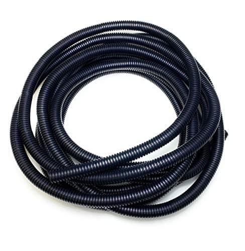 Image of PE Black Corrugated Flexi Pipe Tube Non-Split 6.2mm - 10m