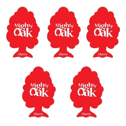 Image of 5 x Mighty Oak Car Air Freshener - Cherry