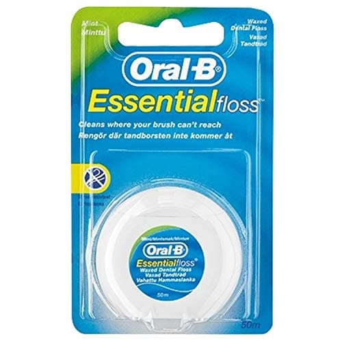Image of Oral B Essential Floss Mint Waxed 50m x 12 Packs by Procter & Gamble