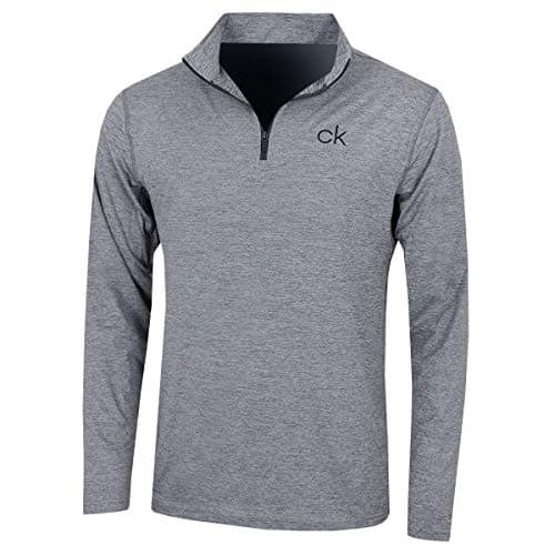 Image of Calvin Klein Mens Lightweight Sweater - Silver Sport - L