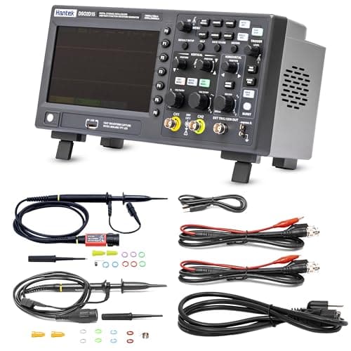 Image of Hantek DSO2D15 Digital Storage Lab Oscilloscopes150MHz Bandwidth 2CH Dual Channel 1GSa/s 8M Memory Depth with 1CH Waveform Generator
