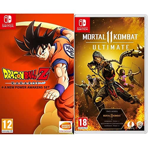 Image of Dragon Ball Z Kakarot (Nintendo Switch) & Mortal Kombat 11 Ultimate (Nintendo Switch - Code in Box)