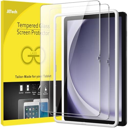 Image of JETech Screen Protector for Samsung Galaxy Tab A11 Plus / A11+ / A9 Plus / A9+ 11-Inch 2025/2023 with Easy Installation Frame, Tempered Glass Film, HD Clear, 2-Pack