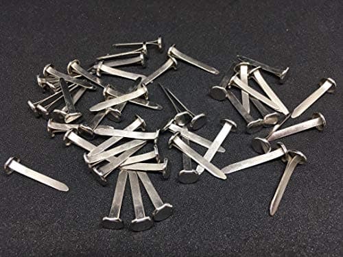 Image of 25MM Silver Plated Paper Fasteners Binder PK 50 Split PINS