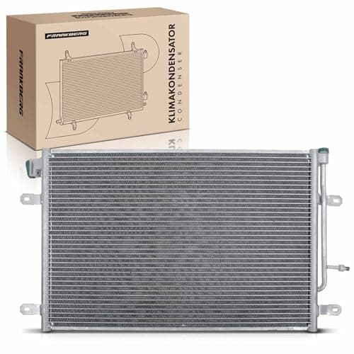 Image of Frankberg AC Condenser Air Conditioning Mitout dryer Compatible with A4 2002-2008 A4 Avant 2004-2008 A4 Cabriolet 2004-2009 Exeo 2008-2013 Exeo ST 2009-2013