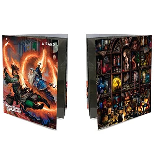 Image of Ultra Pro - Dungeons & Dragons - Class Folio With Stickers - Wizard