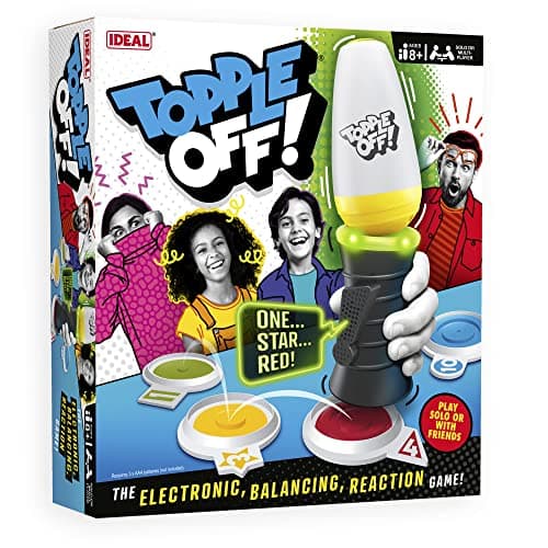 Image of Ideal | Topple Off: The electronic, balancing, reaction game! | Family Games | For 1+ Players | Ages 8+