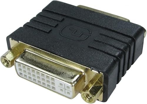Image of rhinocables - DVI-I Dual Link Coupler | Female Gender Changer Adapter | Gold Flashed Contacts for Durability | Connects Monitors, Projectors, HDTVs | Easy Installation