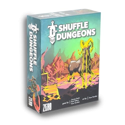 Image of Zero Strategy Games Shuffle Dungeons Board Game - Solo and Co-op Dungeon Crawler for 1-4 Players