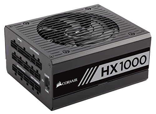 Image of Corsair CP-9020139-UK HX1000 1000 W 80+ Platinum Fully Modular Power Supply Unit - Black