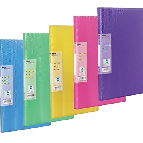 Image of Pentel DCF343/MIX Recycology Vivid Display Books - Pack of 5