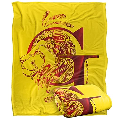 Image of HARRY POTTER Gryffindor G Logo Officially Licensed Silky Touch Super Soft Throw Blanket 152 x 127 cm