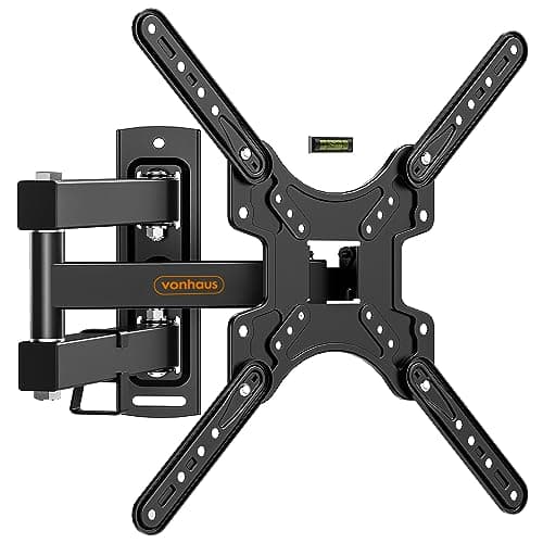 Image of VonHaus TV Wall Bracket for 17-56" Screens, Articulating TV Bracket w/Spirit Level, Wall Mount with Tilt & Swivel, 35kg Capacity, Max VESA: 400x400mm